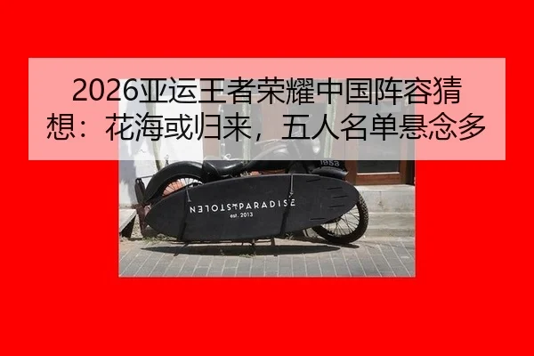 2026亚运王者荣耀中国阵容猜想：花海或归来，五人名单悬念多
